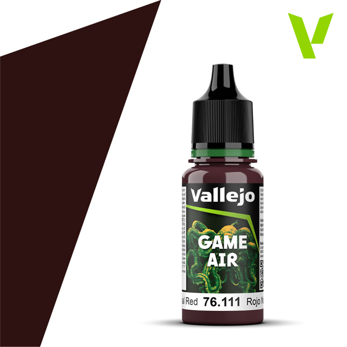 Vallejo 76111 18 ml. Nocturnal Red, Model Air Serisi Model Boyası