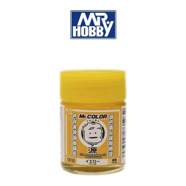 Mr.Hobby CR-3 10 ml. Primary Color Pigments Yellow, Mr.Color Serisi Model Boyası