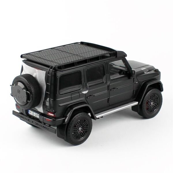 NZG 1075-1/50 1/18 Ölçek, Mercedes-AMG G 63 Arazi Aracı, Gece Siyahı, Sergilemeye Hazır Metal Model