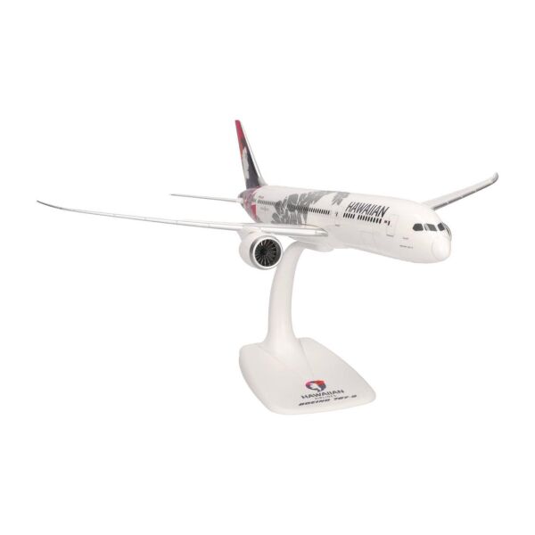 Herpa 614405 1/200 Ölçek, Hawaiian Havayolları Boeing 787-9 Dreamliner (Kapuahi) N781HA, Snapfit, Plastik, Standlı, Sergilemeye