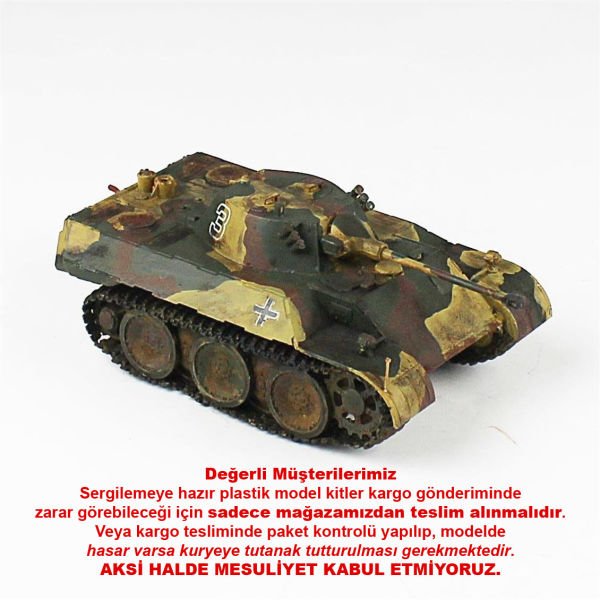 QD232 1/35 Ölçek, VK1602 Prototip, Hobbyboss, Sergilemeye Hazır Plastik Tank Maketi