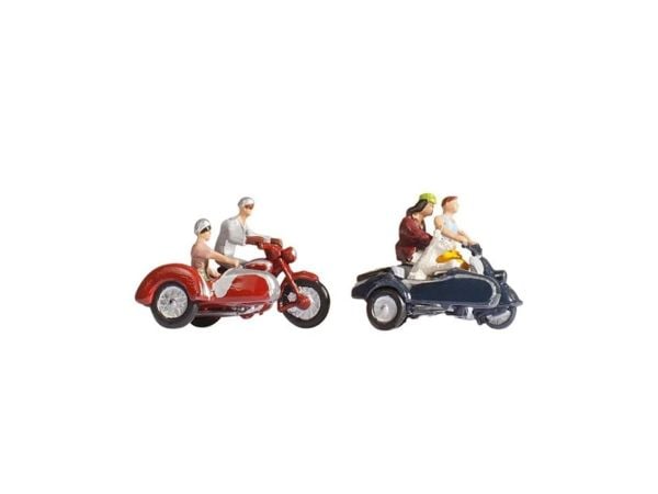 Noch 15905 1/87 Ölçek MotorsikletliFigürleri-B, 4 Adet