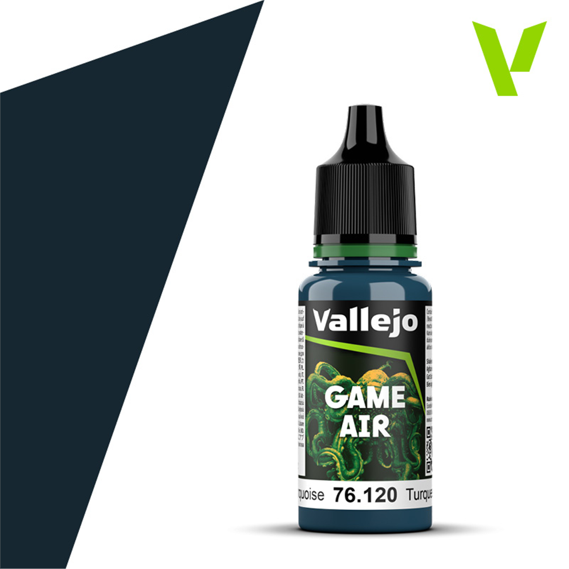 Vallejo 76120 18 ml. Abyssal Turquoise, Model Air Serisi Model Boyası