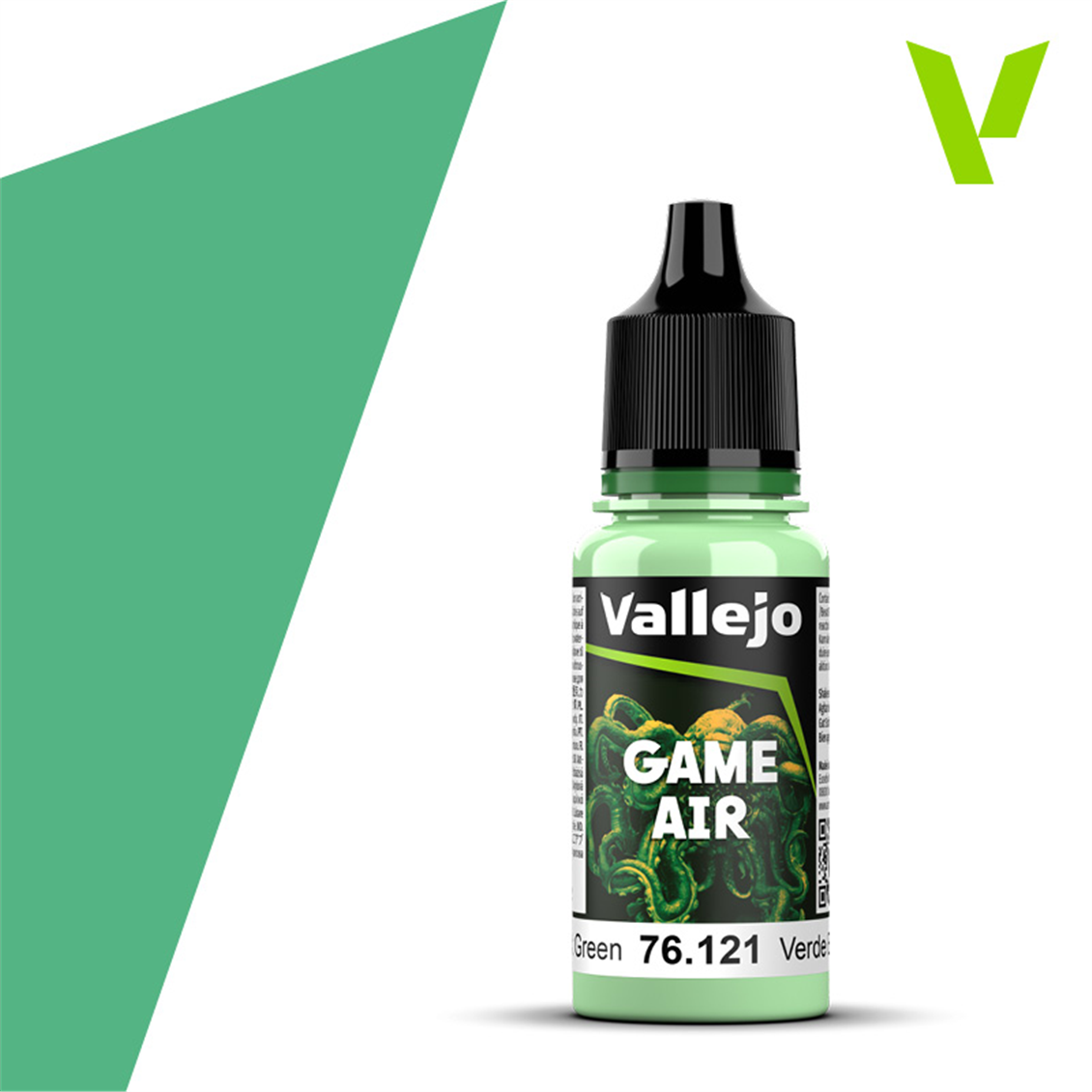 Vallejo 76121 18 ml. Ghost Green, Model Air Serisi Model Boyası