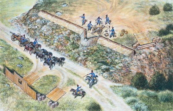 NAPOLEONIC WARS FRENCH ARTILL. SET