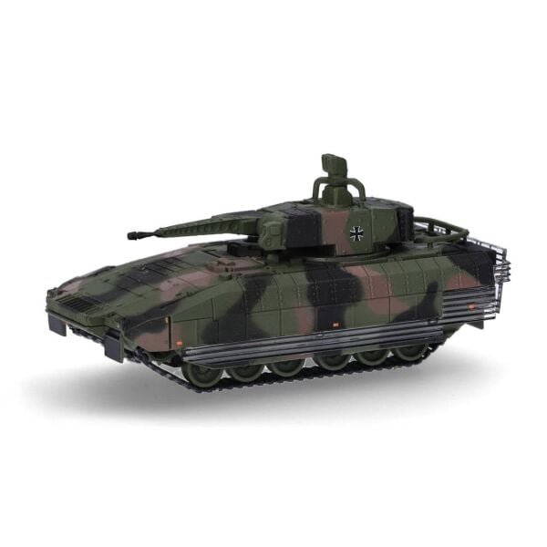 Herpa 745437 1/87 Ölçek, Puma Kamuflajlı Tank, Sergilemeye Hazır Askeri Model Araç