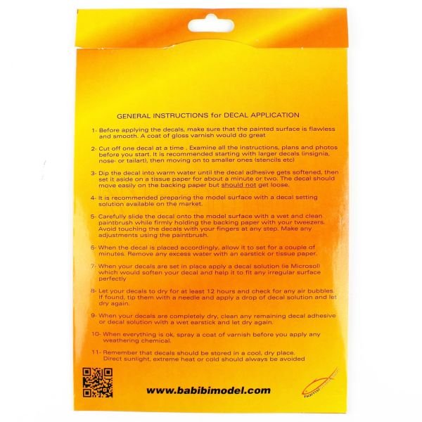 Babibi DBT-01378 1/48 Ölçek, RF-4E Terminator Işık Projesi Özel Boyama Decal Set Kırmızı, Dekal Çıkartma