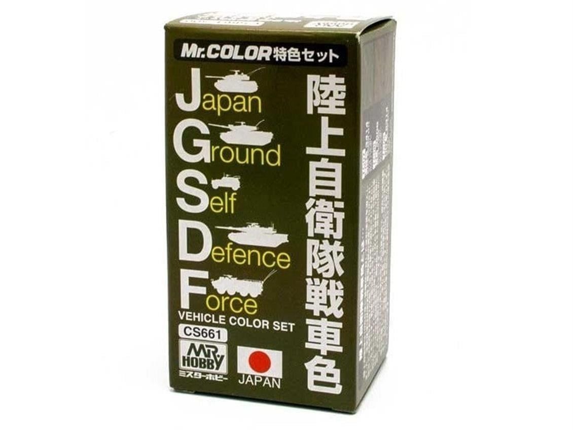 Mr.Hobby CS-661 3x10 ml. Tank Colors for J.G.S.D.F., Mr.Color Serisi Model Boyası Seti