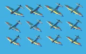 1/700 Jap.Naval Planes Late Pacıfıc War