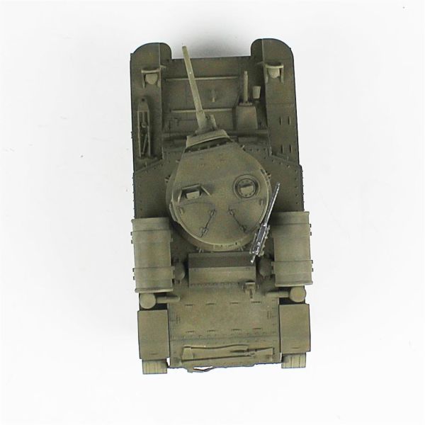 QD240 1/35 Ölçek, M3A1 Stuart, Italeri, Sergilemeye Hazır Plastik Tank Maketi
