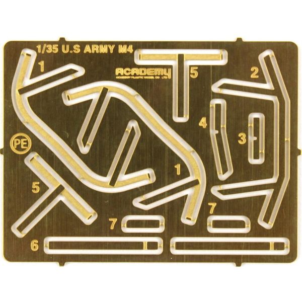 Academy 13500 1/35 Ölçek, Amerikan Kara Kuvvetleri M4A3 76mm Sherman Orta Tankı, Plastik Model kiti