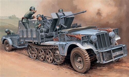 SD.KFZ. 10/4 WITH FLAK 30