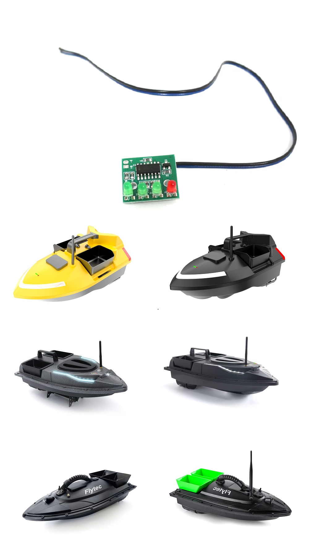 Flytec Balık Yemleme Botlarına Uyumlu Pil Gösterge Ledi