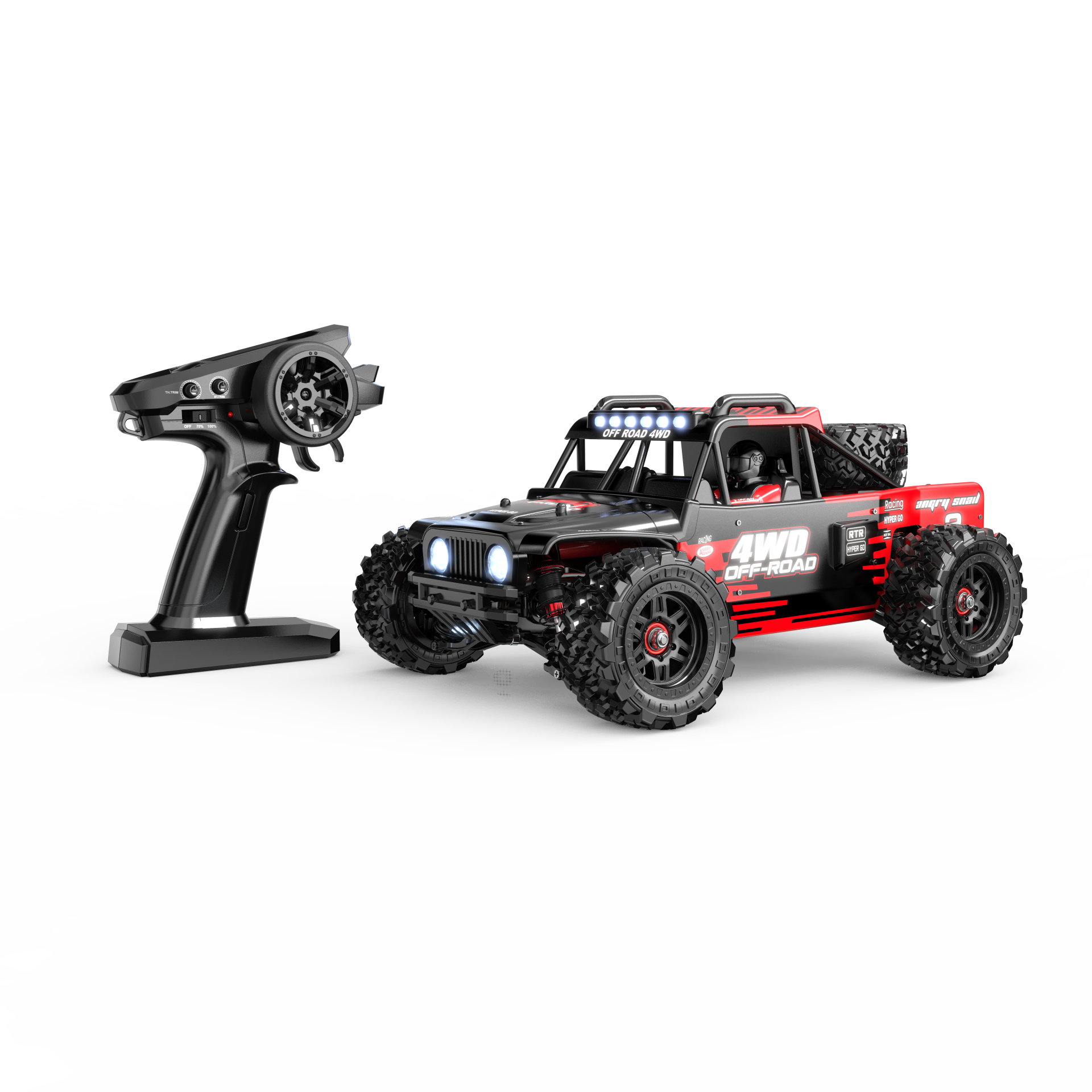 MJX 1/14 Hyper GO 14209 4x4 Fırçasız (Brushless) Motor ve Escli, Su Geçirmez (Waterproof) 2.4 Ghz. Uzaktan Kumandalı Arazi Aracı