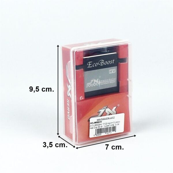 JX CLS6322HV 17-22 Kg/cm Coreless Metal Dişli 63 Gr. Yüksek Voltaj, Dijital Servo