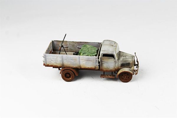 QD249 1/35 Ölçek, Mercedes-Benz Kamyon, Italeri, Sergilemeye Hazır Plastik Tank Maketi