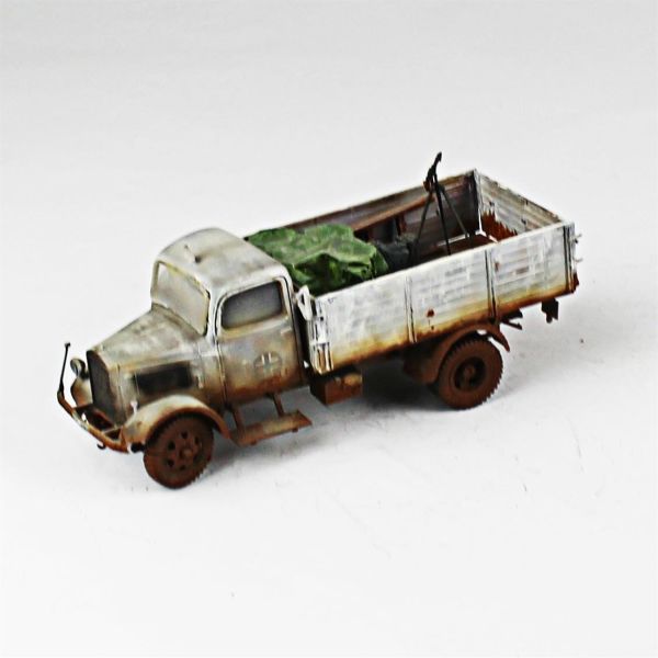 QD249 1/35 Ölçek, Mercedes-Benz Kamyon, Italeri, Sergilemeye Hazır Plastik Tank Maketi