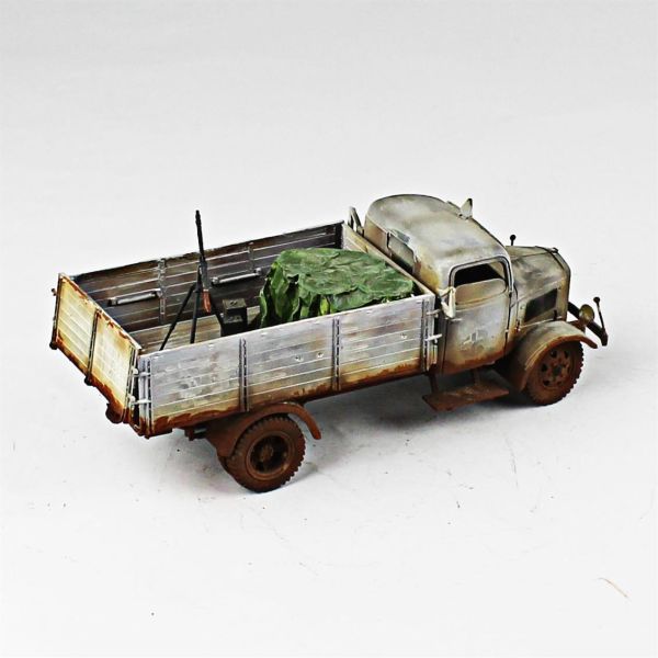 QD249 1/35 Ölçek, Mercedes-Benz Kamyon, Italeri, Sergilemeye Hazır Plastik Tank Maketi