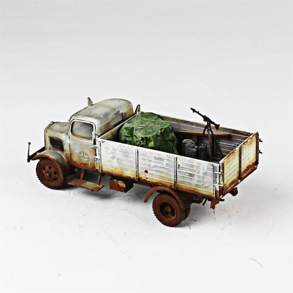 QD249 1/35 Ölçek, Mercedes-Benz Kamyon, Italeri, Sergilemeye Hazır Plastik Tank Maketi