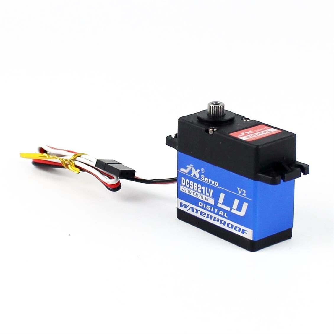 JX DC5821LV 17-22 Kg/cm Su Geçirmez, Cored Metal Dişli 58 Gr. Dijital Servo