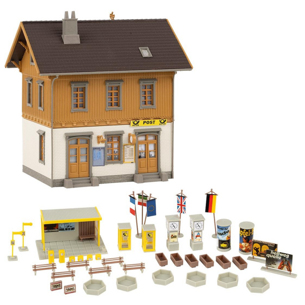 Faller 130887 1/87 Ölçek, Köy Postanesi, Plastik Model Kiti