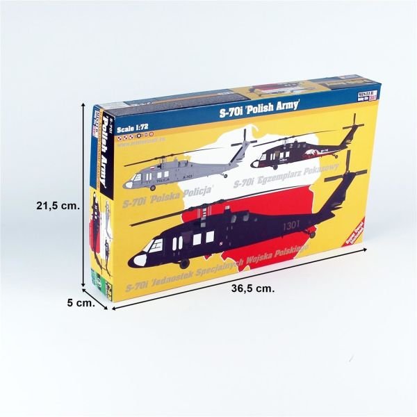Mistercraft F023 1/72 Ölçek, S-70i (Polonya Ordusu) Askeri Helikopter, Plastik Model kiti
