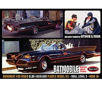 1966 BATMOBILE W/BATMN & ROB