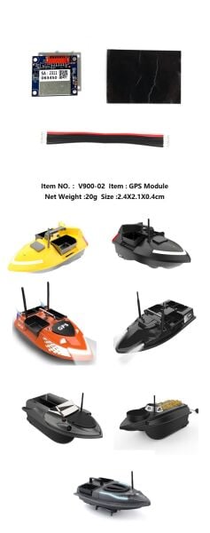 Flytec Tüm Konumlu Teknelere Uyumlu Balık Yemleme Teknesi GPS Modülü