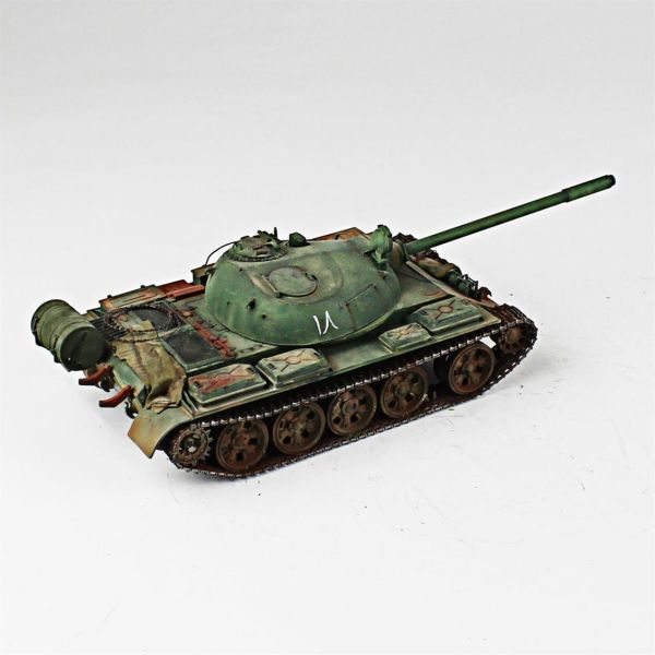 QD258 1/35 Ölçek, T-55A, Tamiya, Sergilemeye Hazır Plastik Tank Maketi