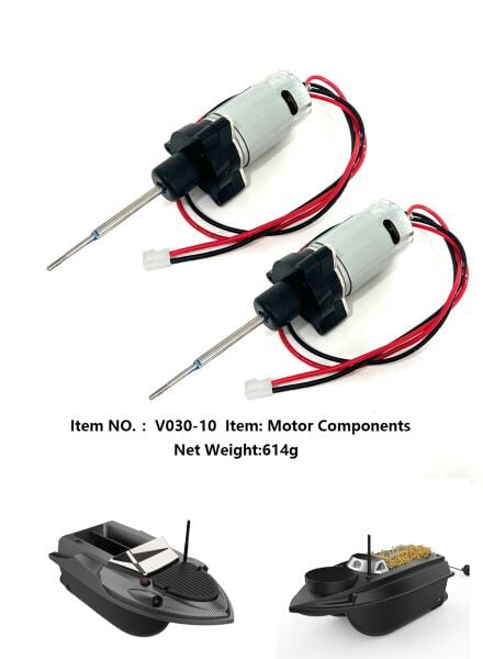 Flytec V030 ve V080 Modellerine Uyumlu Balık, Sazan Yemleme Teknesi ve Botu Motor (Çift)