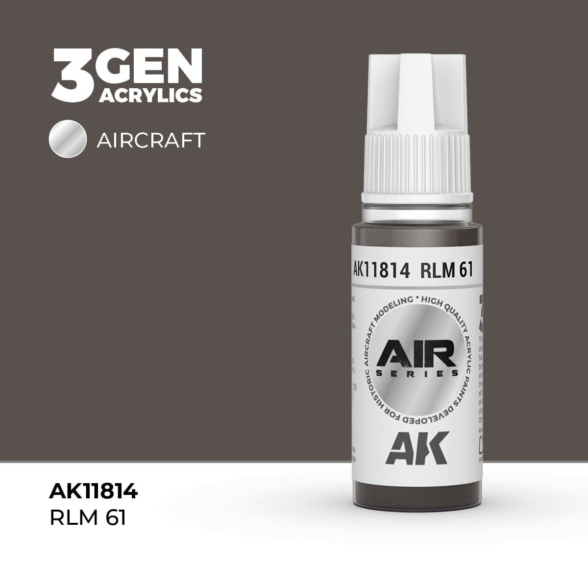 AK 11814 17 ml. RLM 61, Aircraft Serisi 3GEN Akrilik Model Boyası