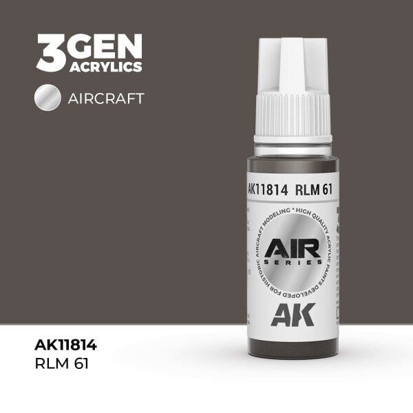 AK 11814 17 ml. RLM 61, Aircraft Serisi 3GEN Akrilik Model Boyası