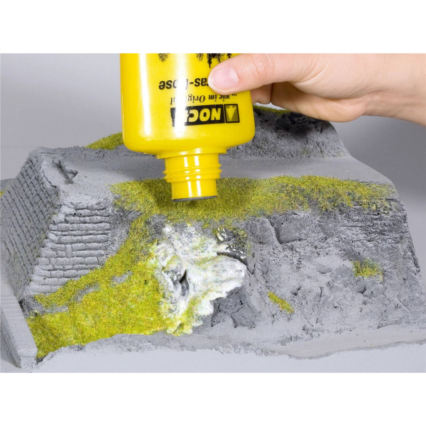 Noch 7069 Bitki Dokusu Başlangıc Seti, (Uygulama Kabı, Statik Çim ve Yapıştırıcı) Diorama Malzemesi