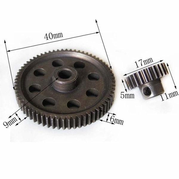 Himoto 11176 0.6 Motor Pinyon Dişlisi Metal 26 Dişli 1 adet