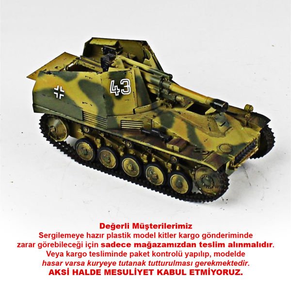 QD265 1/35 Ölçek, Marder, Tamiya, Sergilemeye Hazır Plastik Tank Maketi