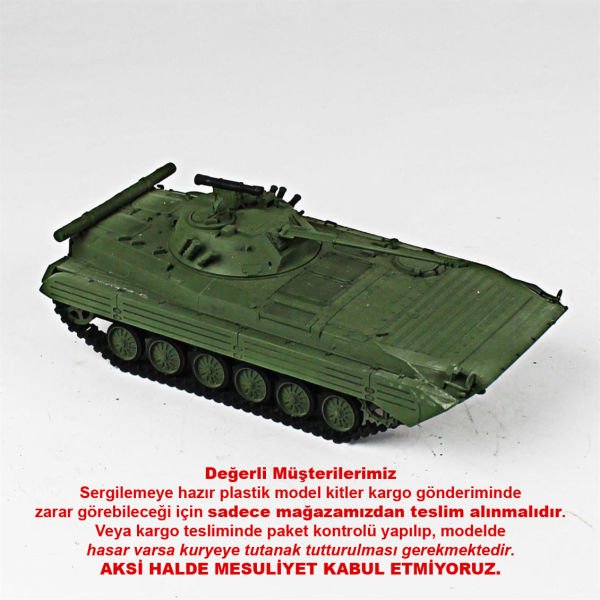 QD267 1/35 Ölçek, BMP-2, Dragon, Sergilemeye Hazır Plastik Tank Maketi