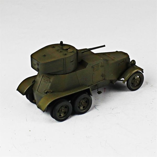 QD268 1/35 Ölçek, BA-6, Zvezda, Sergilemeye Hazır Plastik Tank Maketi
