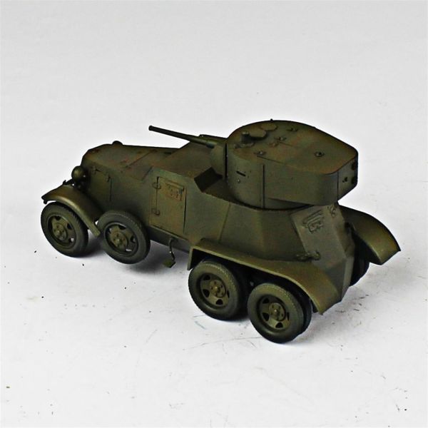 QD268 1/35 Ölçek, BA-6, Zvezda, Sergilemeye Hazır Plastik Tank Maketi