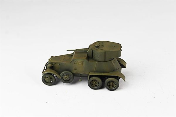 QD268 1/35 Ölçek, BA-6, Zvezda, Sergilemeye Hazır Plastik Tank Maketi