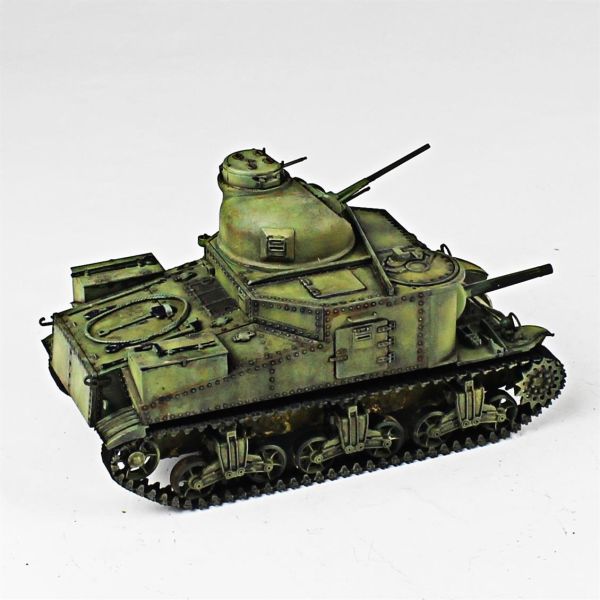 QD269 1/35 Ölçek, M3 Lee, Tamiya, Sergilemeye Hazır Plastik Tank Maketi
