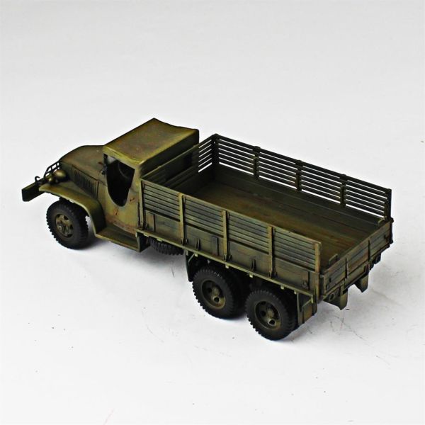 QD273 1/35 Ölçek, 6X6 GMC Kamyon, Italeri, Sergilemeye Hazır Plastik Tank Maketi