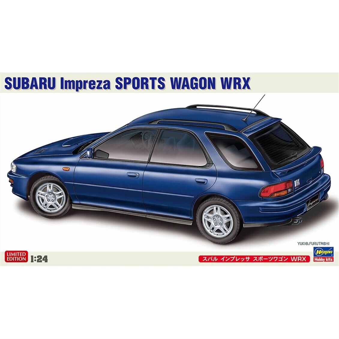 Hasegawa 20747 1/24 Ölçek, Subaru Impreza Sports Wagon WRX, Otomobil Plastik Model Kiti