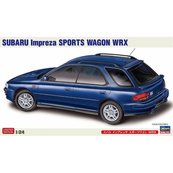 Hasegawa 20747 1/24 Ölçek, Subaru Impreza Sports Wagon WRX, Otomobil Plastik Model Kiti