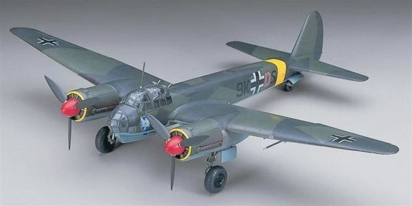 Hasegawa E25 555 1/72 Ölçek, Junkers JU88A-4, Savaş Uçağı, Plastik Model kiti