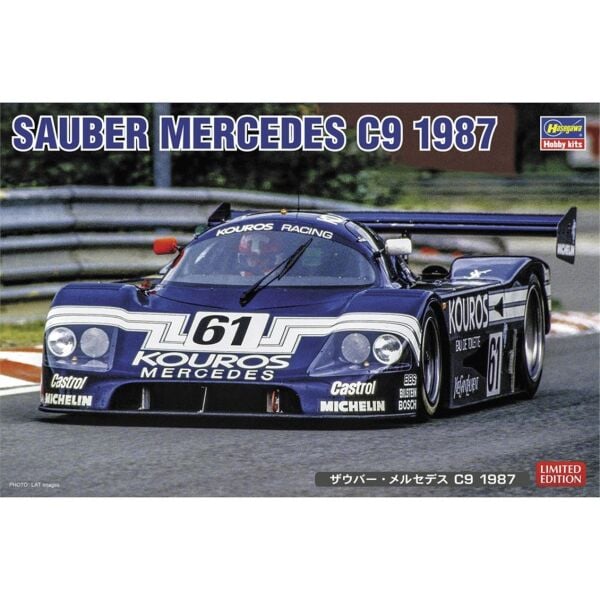Hasegawa 20753 1/24 Ölçek, Sauber Mercedes C9 1987, Otomobil Plastik Model Kiti
