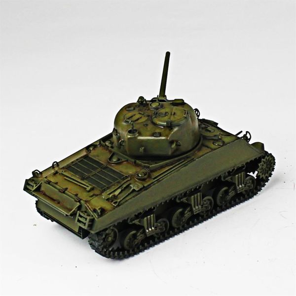 QD277 1/35 Ölçek, M4 Sherman, Tamiya, Sergilemeye Hazır Plastik Tank Maketi