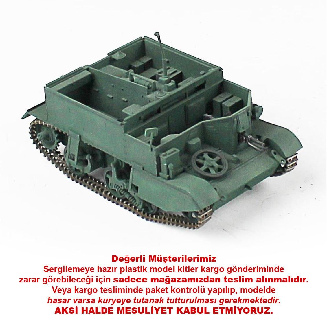 QD278 1/35 Ölçek, British Carrier, Tamiya, Sergilemeye Hazır Plastik Tank Maketi