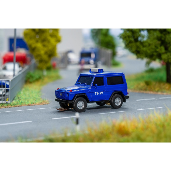 Faller 161447 1/87 Ölçek, Car System SUV MB G-Class THW (Herpa)