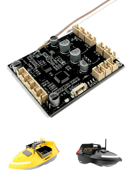 Flytec V020 500M GPS'li, Balık Yemleme Teknesi Devre Kartı