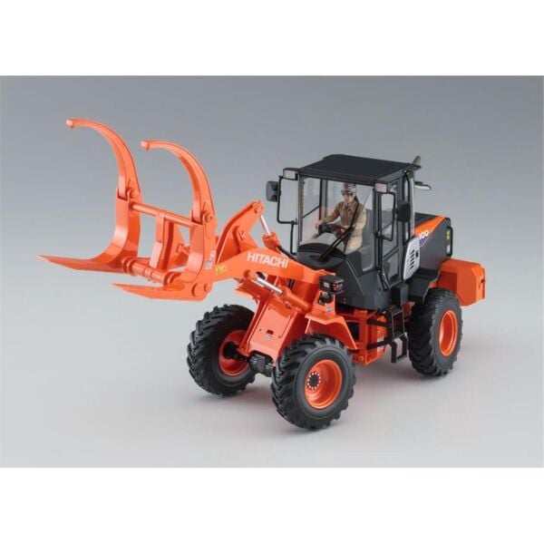 Hasegawa 66105 1/35 Ölçek, Hitachi Kütük Taşıma Aparatlı Tekerlekli Loder ZW100-6, Plastik Model Kiti